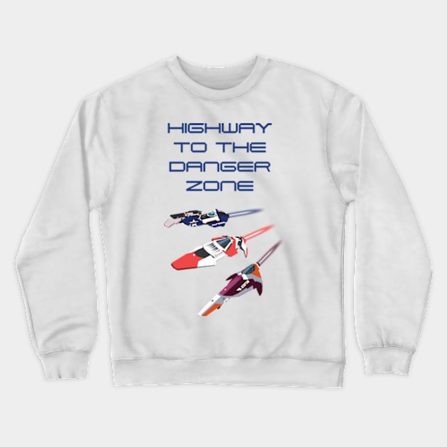 Wipeout to the Danger Zone Crewneck Sweatshirt by jays2kings